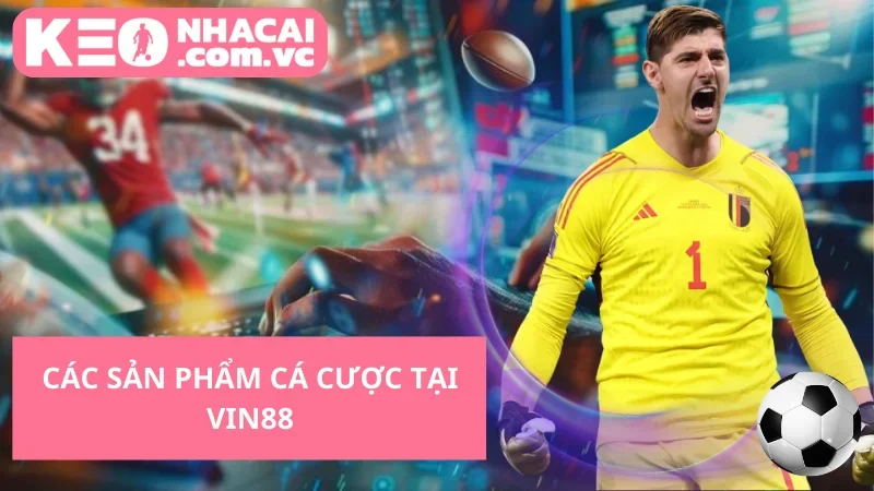 Các sản phẩm cá cược tại Vin88