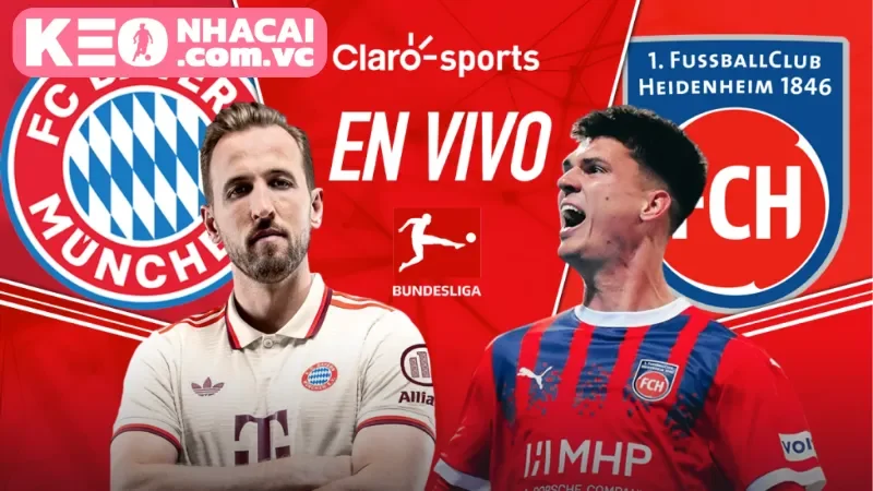 Thông tin về trận đấu giữa Heidenheim vs Bayern Munich