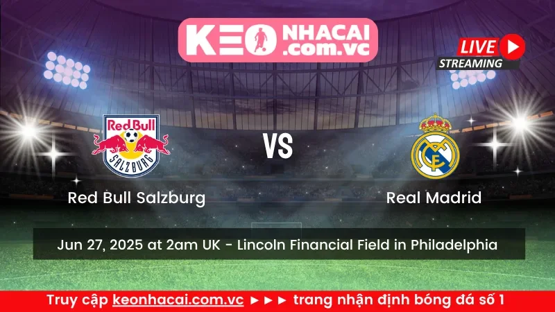 Red Bull Salzburg Vs Real Madrid