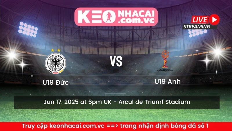U19 Đức Với U19 Anh