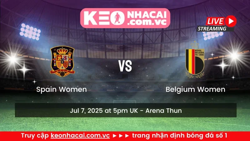 Spain Women vs Belgium Women